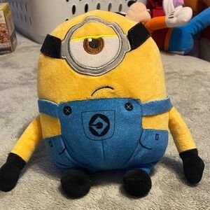 Minion Plush Toy - Yellow and Blue Soft Stuffed Character
